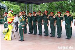Quân khu tri ân các Anh hùng liệt sĩ tại các di tích lịch sử quốc gia